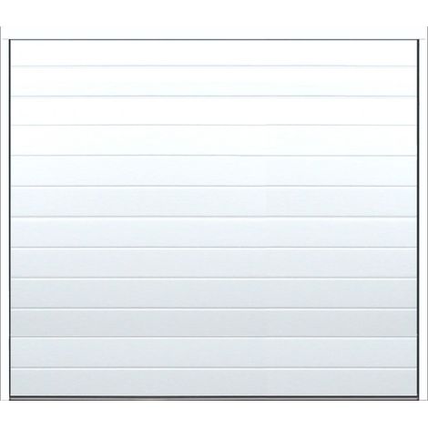 Spadone – Porte de garage sectionnelle motorisée – Blanc RAL 9016 – Panneaux sandwich 40 mm – Motorisation ONE avec 2 télécommandes – Dimensions l.300 x H.300 cm (1/4)