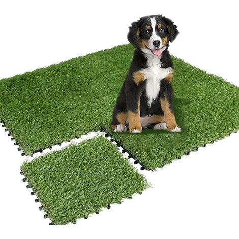 Artificial Grass for Balcony, Weatherproof, 30 x 30 cm, Tiles Outdoor and Patio Flooring (1/5)