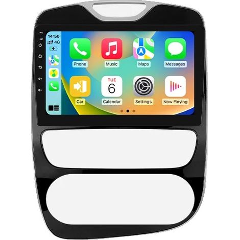 Lettore multimediale per auto, dimensioni del display, compatibilità con smartphone, compatibile con Renault Clio 4 2012-2019, P4-CP AHD (1/2)