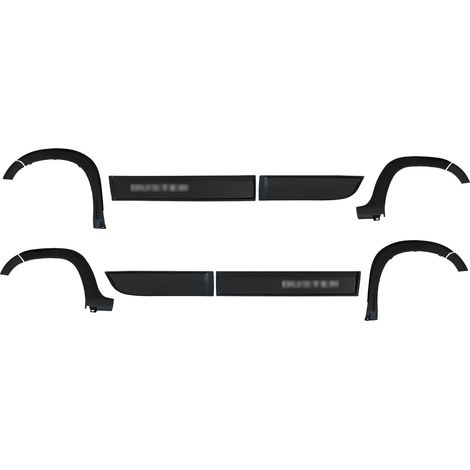 Pour Dacia Duster 2010-2017 Fender Protecteur de Passage de roue Garde-boue et protection laterale Protection Kit Carrosserie