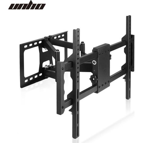 Thin Pull Out Twin Arm TV Wall Mount Bracket for Samsung 50 55 60 65 75 80 85 Inch (1/5)
