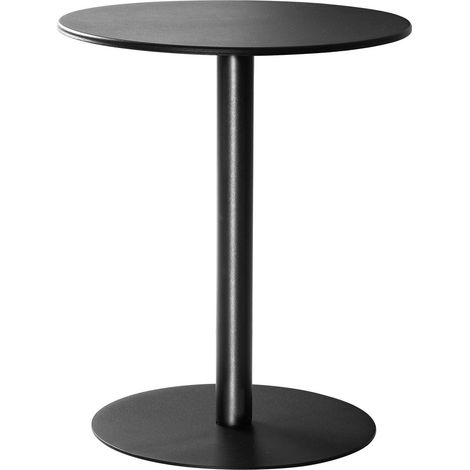 CALICOSY - Bout de canapé en métal noir D41 cm - SASHA (1/5)