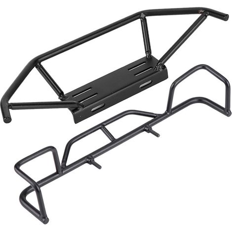Pare-chocs avant et arrière en métal pour voiture RC crawler TF2 / TF1 à l'échelle 1/10. (1/5)