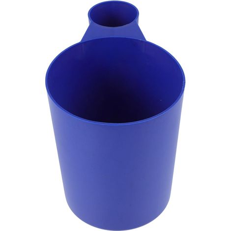 Cuillères et Pelle en Plastique Poignée pour Camping, Épuisette de Piscine en Plastique Bleu, Outil de Nettoyage de Piscine pour Enlever Produits Chimiques et Débris (1/5)