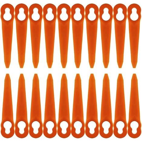 100 lames pour Stihl PolyCut 2-2 PolyCut 3-2, FSA 45 FSA 57 FSE 52, lames en plastique pour tondeuse sans fil Stihl (1/5)