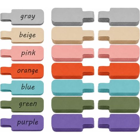 70PCS Etiquettes pour Câbles, Etiquette Cable 4 x 2 cm, Repères Multicolores Réutilisables pour Fils Électriques, Chargeurs, USB, Bureau, Maison, Rangement et Organisation Soignée (1/5)