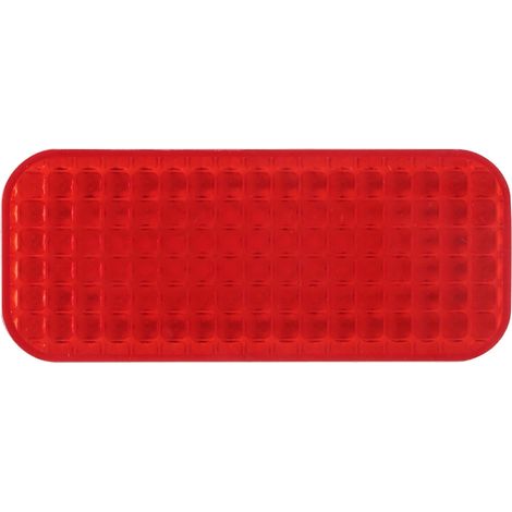 2 autocollants réfléchissants rouges, 9,5 x 4 cm, pour carrosserie automobile et moto (1/5)