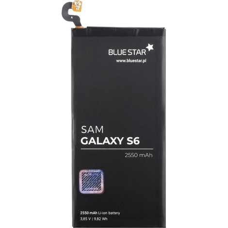 Bluestar Akku Ersatz kompatibel mit Samsung Galaxy S6 G920F 2550 mAh Austausch Batterie Accu EB-BG920ABE (1/4)