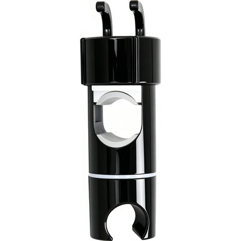 Support Pommeau de Douche, Support de Douche Sans Percage, Support de Douchette Rotatif à 360° Réglable 18-25 mm, Fixation Pommeau de Douche avec Crochets pour Barre de Douche Douchette (1/5)