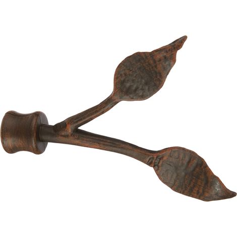 Embout Rideau Feuilles - Style Rustique - Ateliers 28