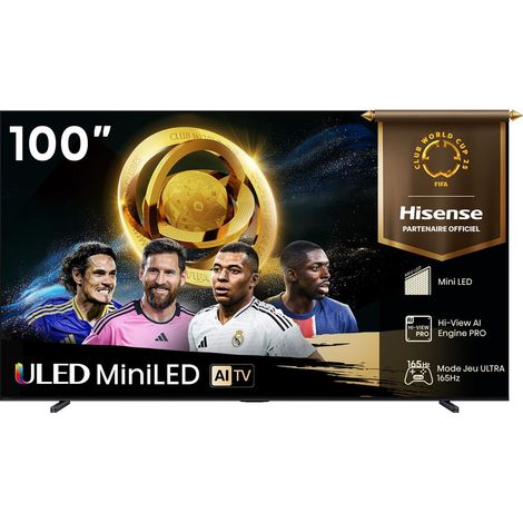 TV Hisense Mini LED 100U7Q 253 cm 2025