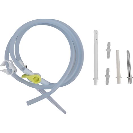 Tuyau de lavement en silicone souple, brillant et inodore, 1,5 m pour nettoyage profond, compatible avec seau à lavement (1/5)