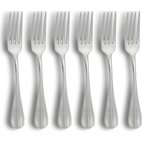 Lot de 6 fourchettes en acier inoxydable, ARES (1/3)