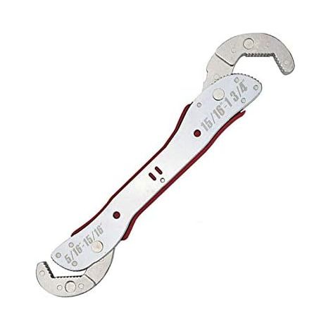 Sollbry Llave ajustable multifunción de 9-45 mm, llave universal con clip mágico para todo tipo de tuercas, pernos, tubos y tuberías. (1/5)