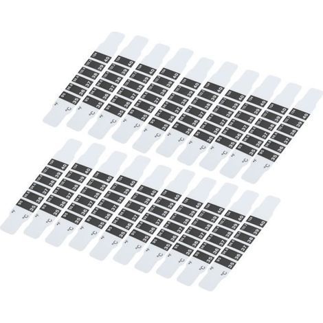 Cuque Bande de thermomètre frontal 20pcs Bandes de Thermomètre Frontal Bande de Thermomètre de Fièvre Réutilisable Bande de-Ywey (1/5)