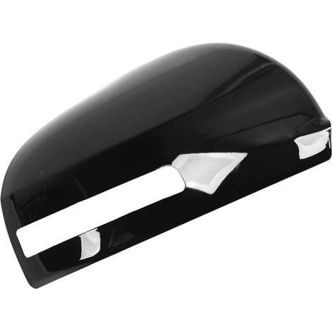 Tapa del espejo retrovisor derecho de alta resistencia en ABS negro brillante – Compatible con Mitsubishi Outlander 2013–2019 (ref. 7632C490HA)