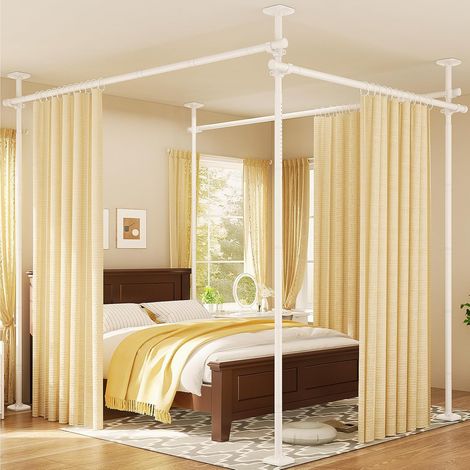 Room Divider No Drilling - Freestanding Curtain Rod, Height (48-305 cm) (1/5)