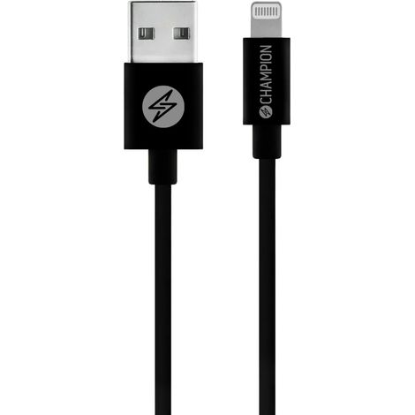 Cable usb a vers lightning 1m noir