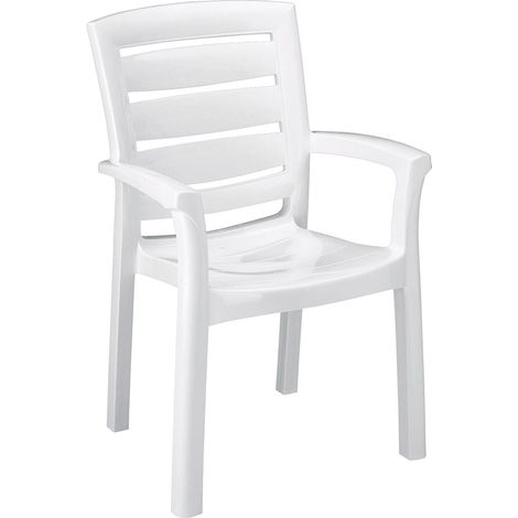 Sessel im Außenharzweißen Garten Maxi Amazon (1/4)
