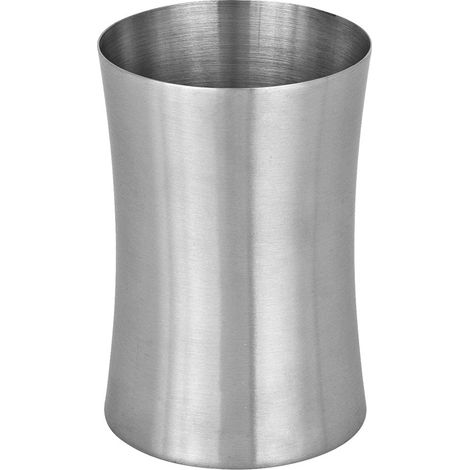 Portaspazzolini in acciaio inox satinato Lunar (1/3)