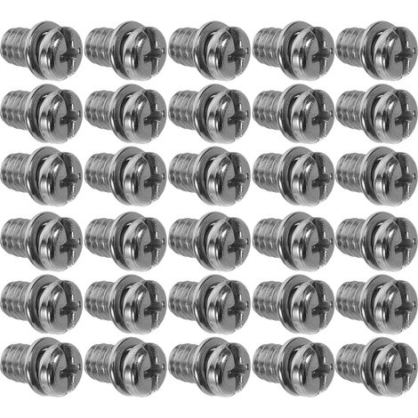 Boulons en acier au carbone 1/4"-20 x 3/8, paquet de 50 pour pales ventilateur plafond, (1/5)