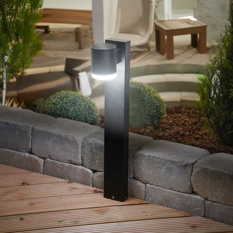 esotec Solar Gartenleuchte Standleuchte Aura 70 Single Aluminium outdoor 102947 (1/5)