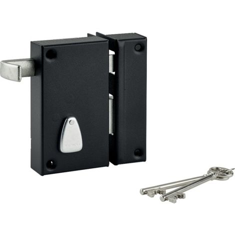 Cerradura vertical 6 ranuras 130x75 mm THIRARD con tirador - Derecha - 034010