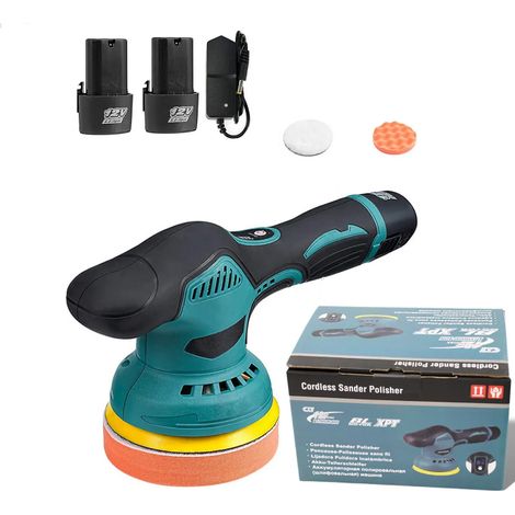 Lucidatrice Smerigliatrice con velocita' Regolabile a Batteria 12V 150mm Rotorbitale (1/3)