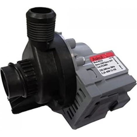 Pompe De Vidange - 12 V - Raccord Ø22 Mm - Pour Machine À Laver À Chargement Par Le Front - Blanche - 1 Pièce