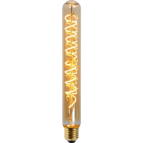 Ampoule filament - Ø 3,2 cm - LED Dim. - E27-1x4,9W 2200K - Ambre (1/5)