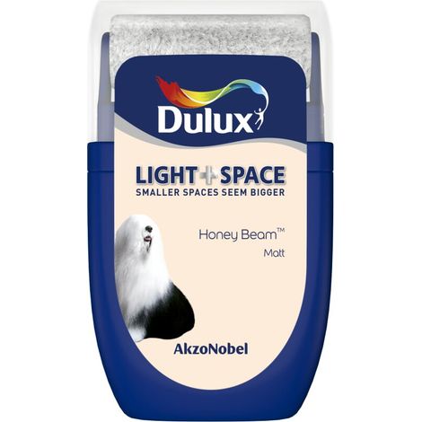 Dulux Light & Space Tester Pot - 30ml - Honey Beam