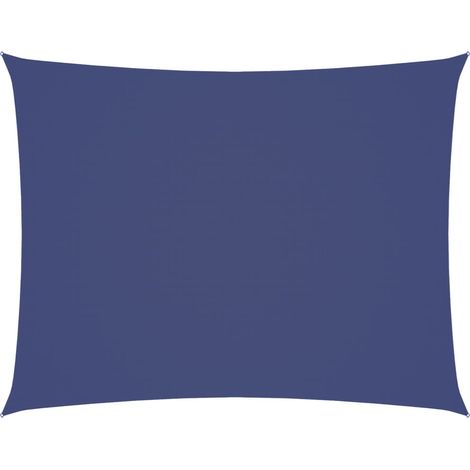Maison Exclusive - Parasole a Vela in Oxford Rettangolare 4x6 m Blu