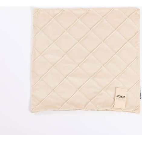Home Deluxe Funda de cojín de cuadros LORI con relleno de cojín - verde