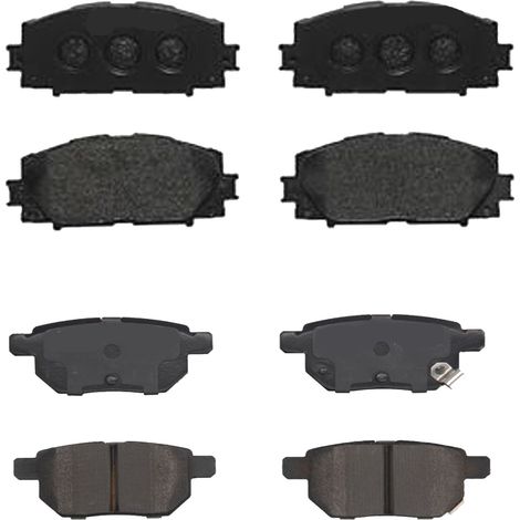 KIT PASTIGLIE FRENO ANTERIORI E POSTERIORI compatibile con LEXUS IS C (GSE2) / PASTIGLIE FRENANTI AUTO OEM FDB1936,FDB4001 / SOSTITUZIONE DIRETTA / BASSA POLVERE / SILENZIOSO