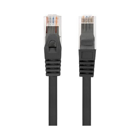 Patchkabel Lanberg UTP Kat. 6 0,5 m LSZH CU Fluke bestanden schwarz