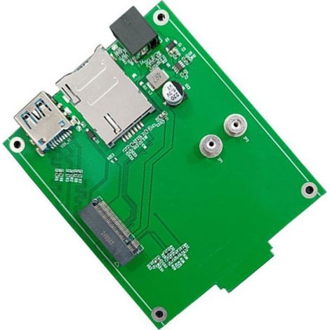 Kit Adaptateur Modem 5G USB 3.0 Vers M.2 Bkey: Modem 5G USB 3.0 pour SIMcom,, Telte,,, Etc. (1/5)