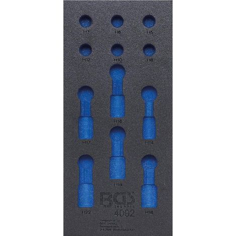Insert de Servante d Atelier 1/3 Vide - 222 x 56 x 424 mm - Compatible Art. 4092 - Organisation et Praticité - D-Work
