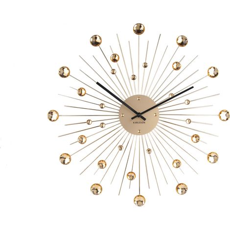 Horloge ronde en métal Sunburst 50 cm (1/4)