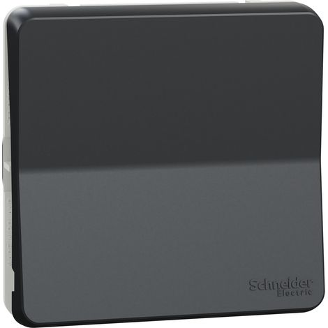 Mureva Styl - Pulsante - componibile - IP55 - IK08 - connessione automatica - grigio - SCHNEIDER ELECTRIC - MUR35027