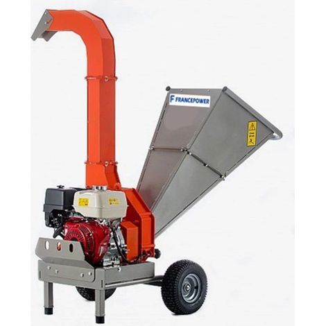 Broyeur de végétaux thermique 80 mm – Moteur HONDA GX390 – Coupe jusqu'à 8 cm – Capacité 5 m3/h – Idéal pour bois dur