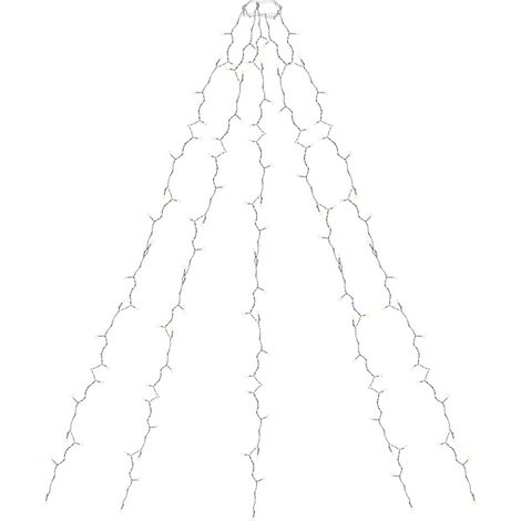 Licht Kette Dekoration LED Beleuchtung Kunststoff Außen Innen Bereich Doppel Timer Nordlux 67930300