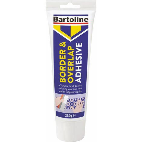 Colle à bordure 250 g pour 10 m – pour bordures de papier peint décoratives et vinyles, fixe les joints, répare les revêtements muraux déchirés, séchage rapide, forte adhérence. (1/5)