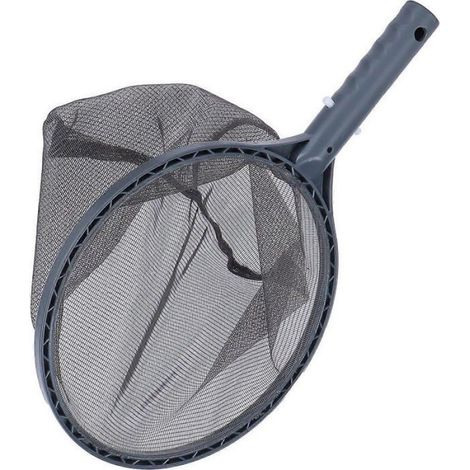 Râteau à feuilles en plastique pour piscine - Bord arrondi anti rayures Maillage fin - Pour piscines et spas (1/4)
