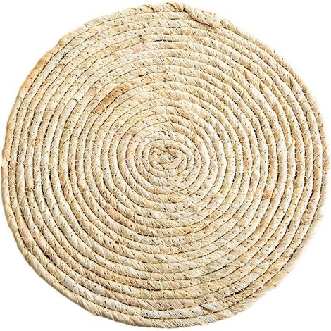 Sets de table tissés en paille naturelle, dessous de plat japonais faits main, résistants à la chaleur et antidérapants, réutilisables, pour la cuisine. (1/5)