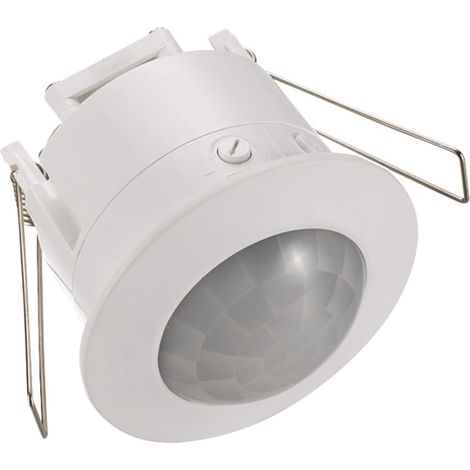 Stück Infrarot-Bewegungsmelder AC 220V-240V, Deckeneinbaumontage, Innenbereich, 6m Erfassungsbereich bei 360°, einstellbare Umgebungshelligkeit, IP20 (1/5)