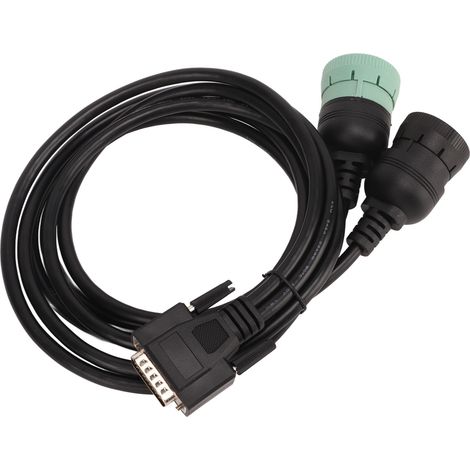 Câble de diagnostic en Y 6 broches/9 broches, transmission stable et flexible, adaptateur de câble de diagnostic 121891 pour DLA+2