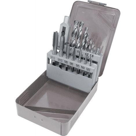 Macho de roscar D352 HSS M3-12 Kern/Stz. FORTIS
