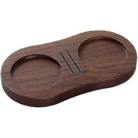 Support de tasseur en bois pour filtre à café, tapis de tasseur en bois pour espresso, station de tasseur, base en bois pour espresso (1/5)