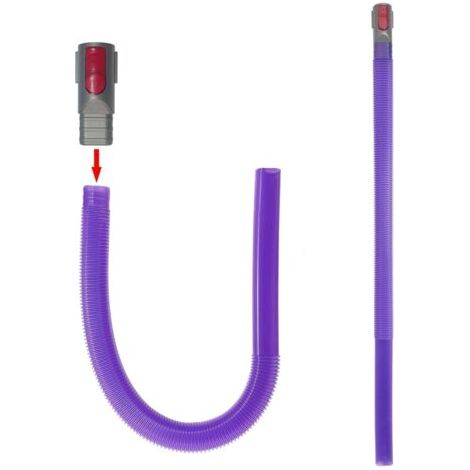 Tuyau de nettoyage de conduit de sécheuse, outil pour fentes, outil flexible d'élimination de la poussière et kit de nettoyage de conduit de sécheuse pour les aspirateurs Dyson Gen5, V15, V15s, V12, V (1/5)