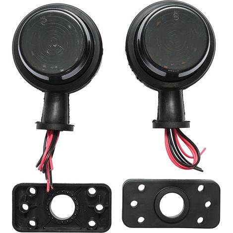 Luce di posizione laterale a LED rotante 12-24 V, giallo-rosso fumé FR0237 Breckner Germany (1/5)